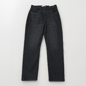 NWT Loft The Slim Woman’s 6/28 High Rise Regular‎ Fit Black Denim 28x25